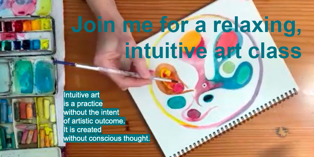 Relaxing, intuitive art class and events